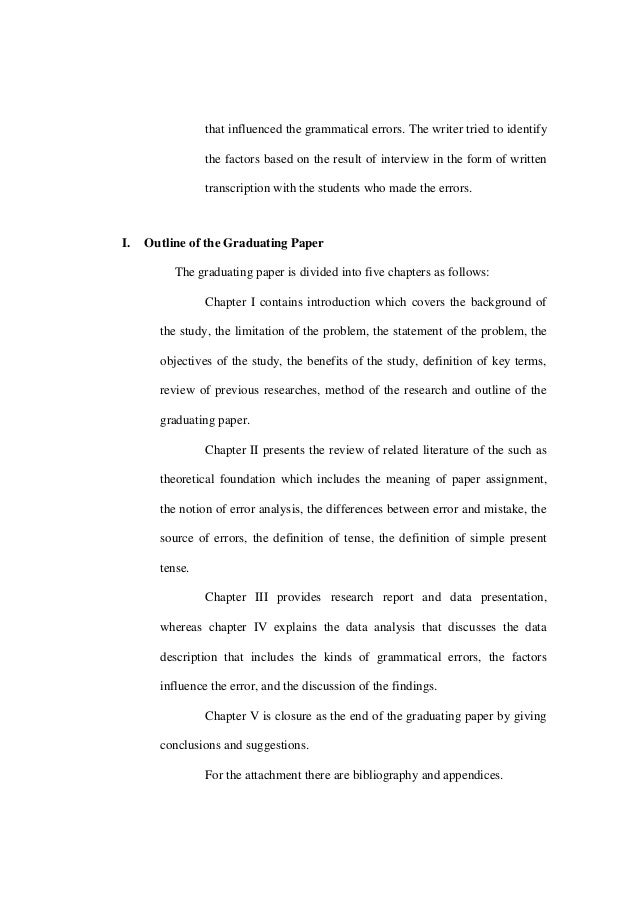 error analysis pdf five stages of error analysis